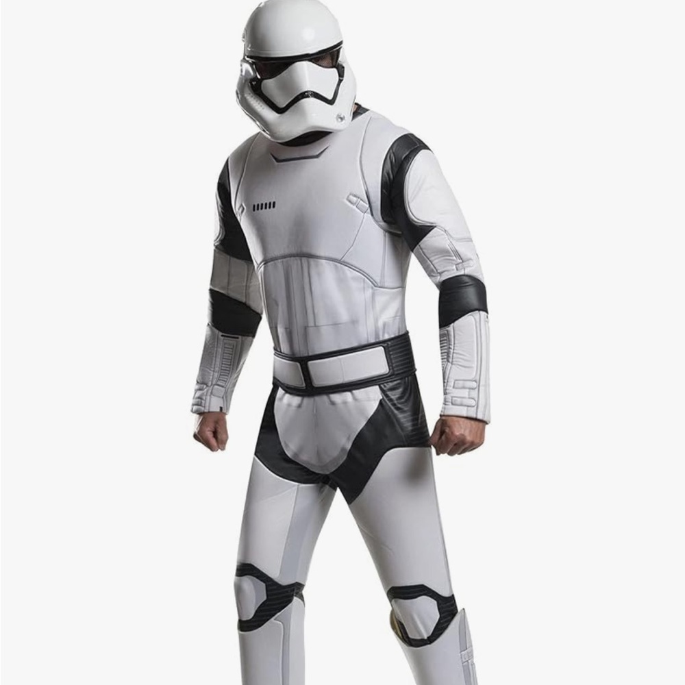 Star Wars The Force Awakens Deluxe Stormtrooper Costume Mens Costume X Large